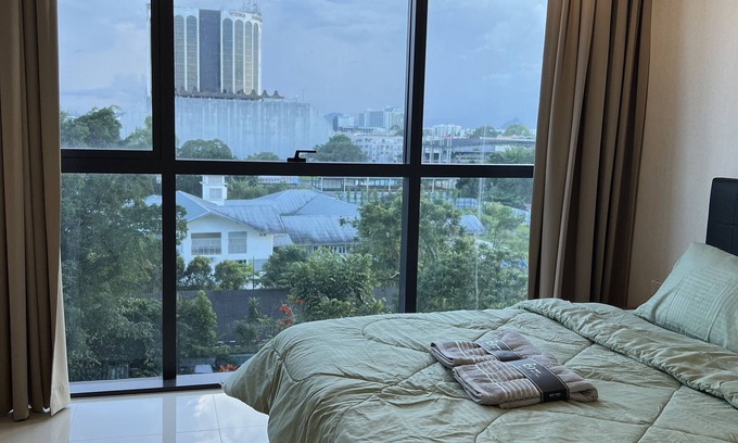 Kuching Apartment | Cozy apartment with 1 bedroom and 1 living room - Kozi Square dual unit