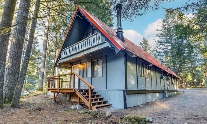 Packwood Apartment | Cozy cabin in enchanting Packwood with AC, WiFi and EV charger