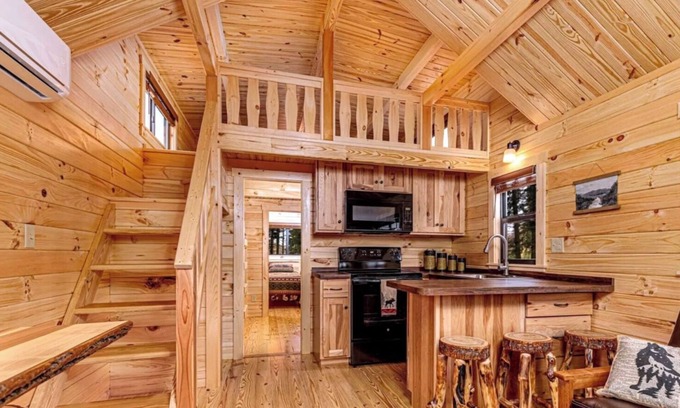 Hector Cabin | Cozy Cabin on Seneca Wine Trail Vineyard View 2