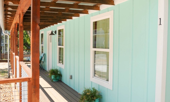 New Braunfels Cabin | Cozy Cabins near the Comal River- Cabin #1-Fiesta Theme Walk to Wurstfest