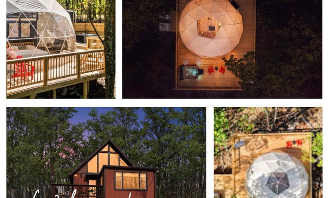 Capon Bridge House | Cozy Chalet & Luxe Domes Retreat w/Stunning Views