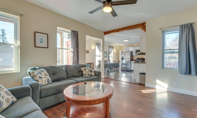 Dover Apartment | Cozy Dover Vacation Rental w/Fire Pit & Grill