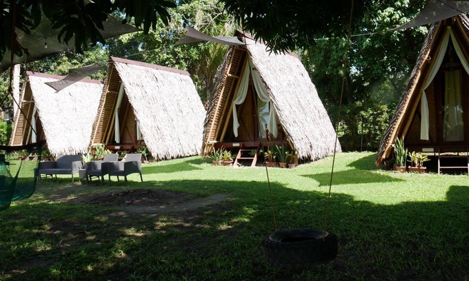 Zamboanguita House | Cozy Glamping Retreat in our Romantic A Huts