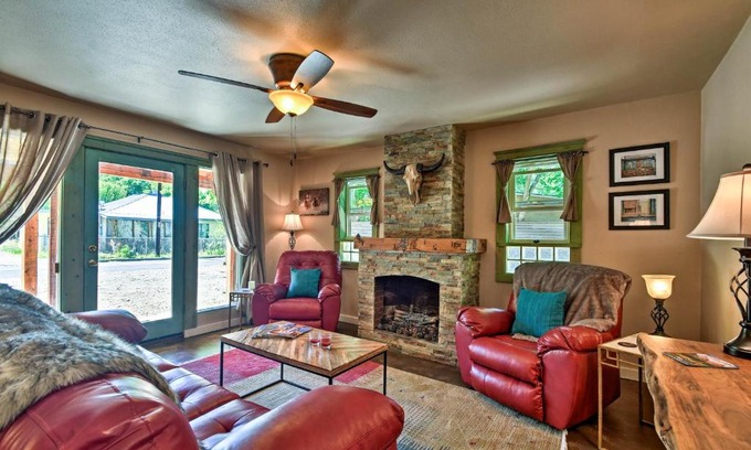 Taos House | Cozy Home with Media Room Short Walk to Taos Plaza!