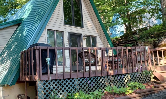 Celina Cottage | Cozy Lake Themed A-frame by Dale Hollow LakenFALL SPECIAL - Price reduced by 25%
