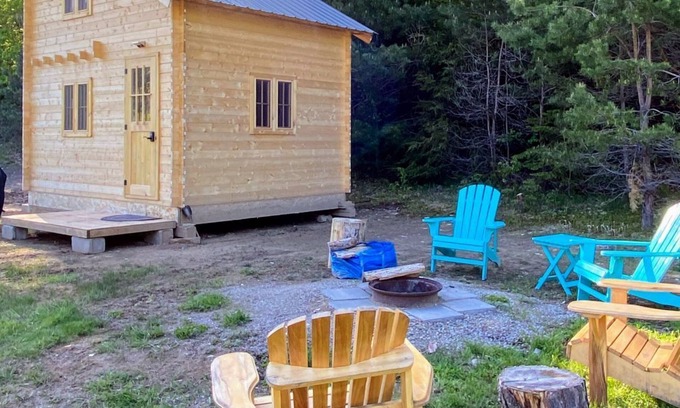 Weslemkoon Cabin | Cozy Loft Pine Cabin with Lake and Crown Land Access | Pond Views | Dog-Friendly