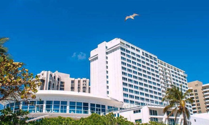 Mid Beach Apartment | Cozy ocean view studio unit. Building is located right on the beach.