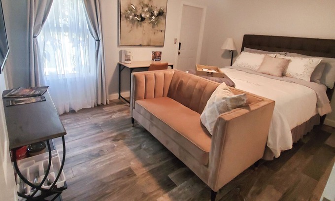 Florida Ridge House | Cozy room with separate entrance and private bathroom.