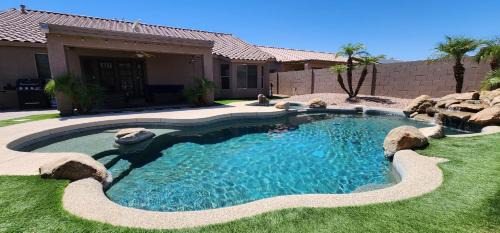 Springer Ranch House | Cozy spacious house, pool heater, spa, firepit