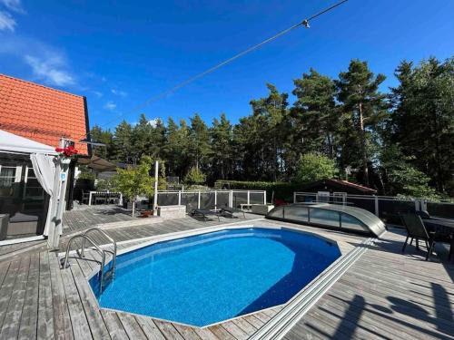 Upplands-Bro Municipality House | Cozy Stay near Stockholm with Pool and BBQ access