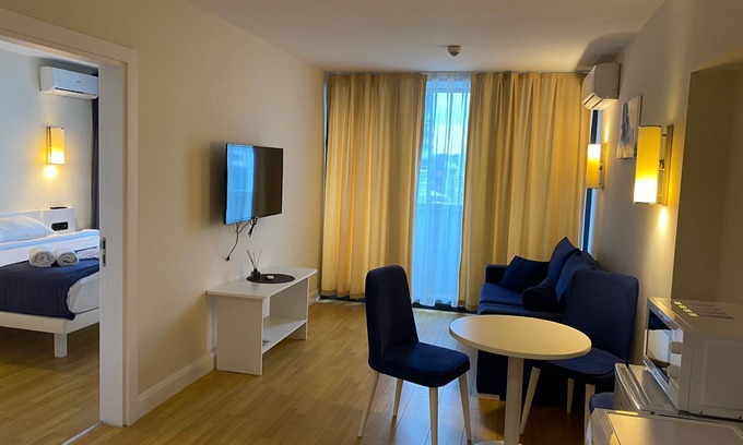 New Boulevard Apartment | Cozy Studio in Serene Batumi with AC, WiFi