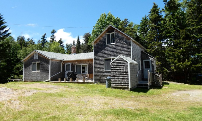 Bernard House | Cozy summer retreat with private deck near Acadia National Park and Bass Harbor