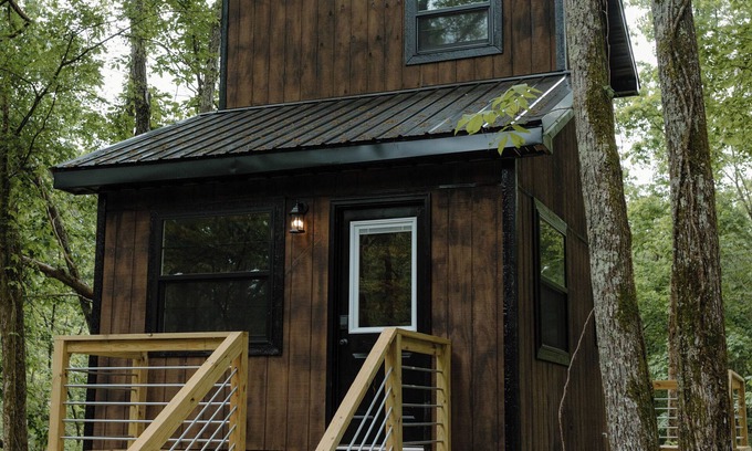 Lawrence County Cabin | Cozy Tiny Home in Middle Tennessee with AC and high speed internet