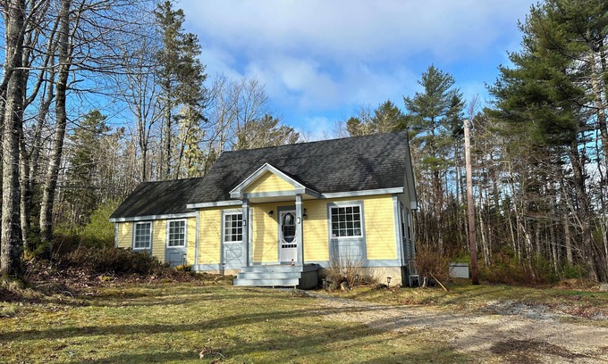 Mill Cove Cottage | Cozy tranquil cottage, ocean view, nestled on the edge of a forest