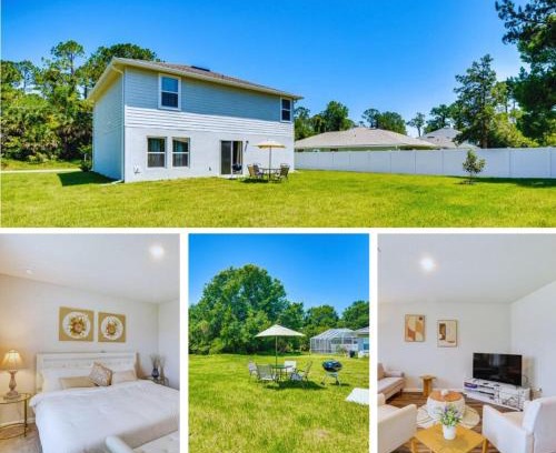 Palm Coast Villa | Cozy Villa with Private Garden, Pet Friendly, 14 Guest