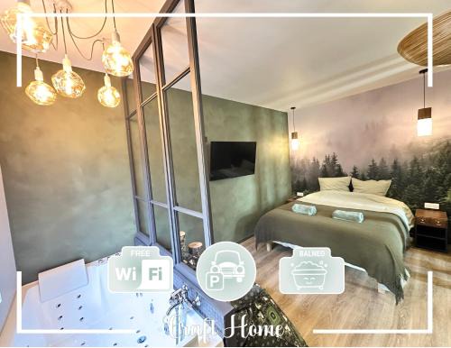 Saint-Etienne Apartment | Craft Home - Le menuisier - Balneo - Parking privé