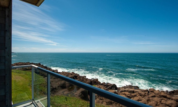 Depoe Bay Condo | Crashing Waves, Breathtaking Views of Depoe Bay, and Relaxation Await!