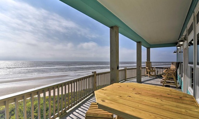 Port Bolivar House | Crystal Tides - Stunning Home with Oceanfront Views