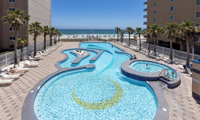 Gulf Shores Condo | Crystal Tower 806- 5Star View! 3 Pools, Lazy River, Hot Tubs, Spring Special!