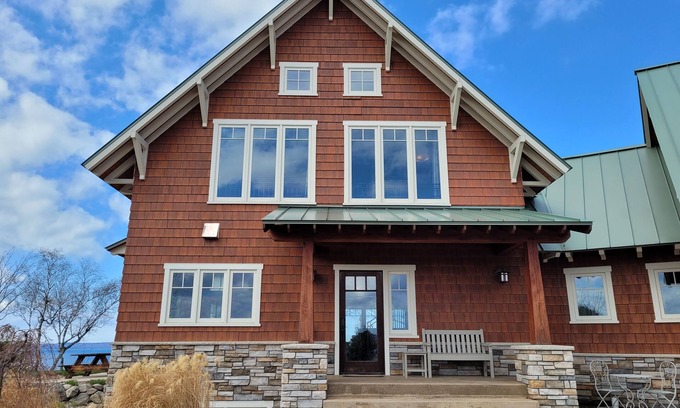 Leland House | Custom Lake Michigan home with amazing views