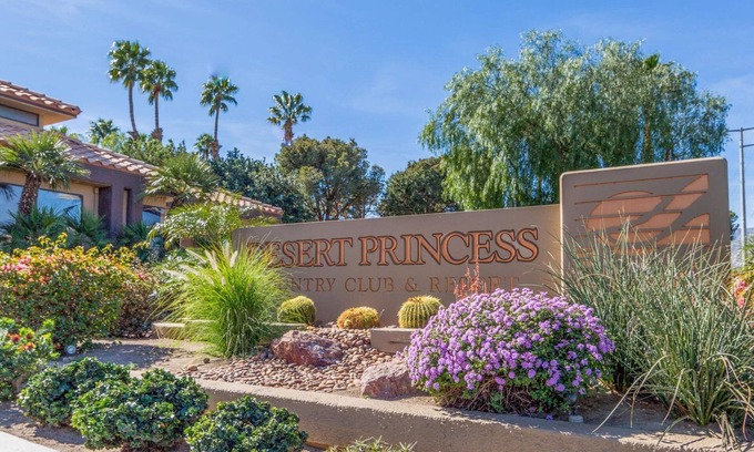 Palm Springs Condo | Cute Desert Princess Villa - Community Pools,Tennis, Pickle Ball, Near Palm Springs!