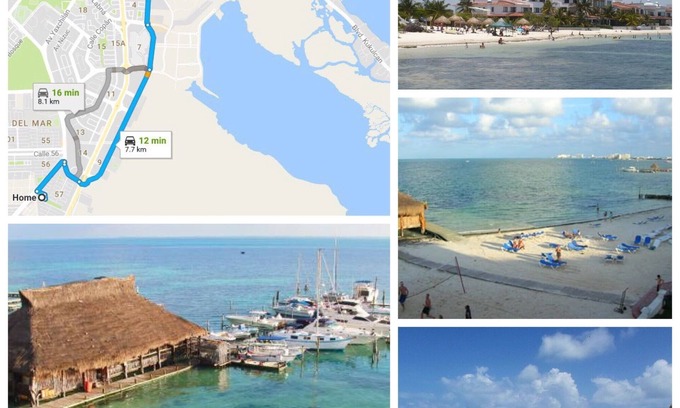 S.M. 57 Apartment | Cute Flat 12 Mins Away From The Beach In Cancun With A/C