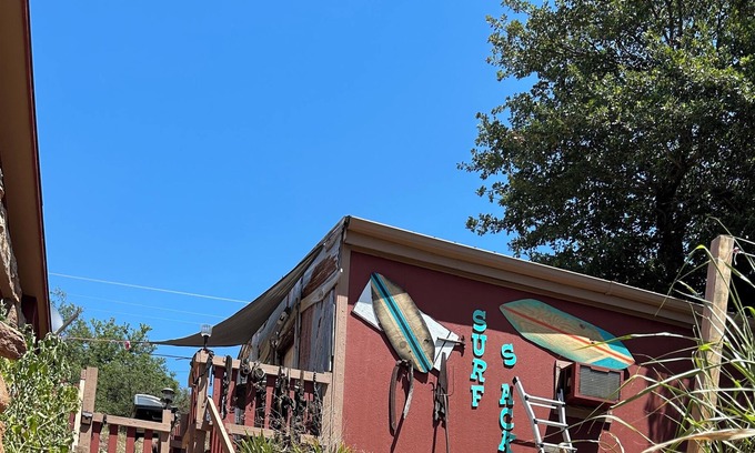 Medicine Park Cabin | Cute Shack in Medicine Park, OK Pet Friendly. Just a short walk to downtown
