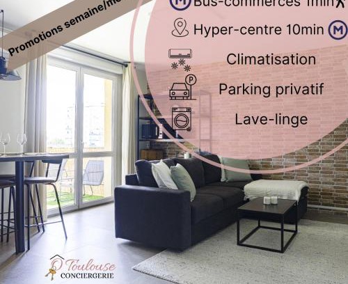 Fontaine-Bayonne-Cartoucherie Apartment | Délicieuse Parenthèse - Clim - Terrasse - Parking