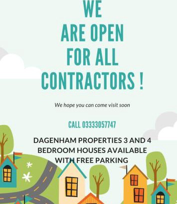Heath Apartment | DAGENHAM 3 and 4 BEDROOMS 2BATHS with Parking