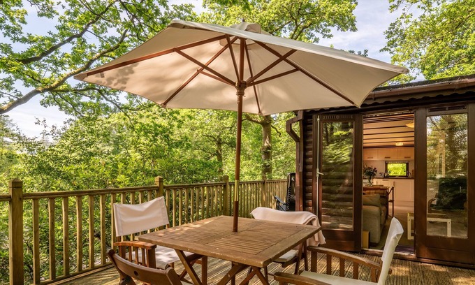 Skelwith Bridge Cabin | Dalehead Tarn Lodge - Situated in a Woodland Estate (Dog-friendly)