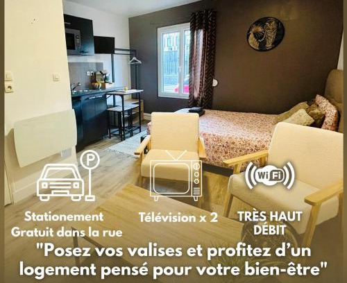 Saint-Charles du Port Apartment | Dalikyda Le Brun Velours Stationnement gratuit