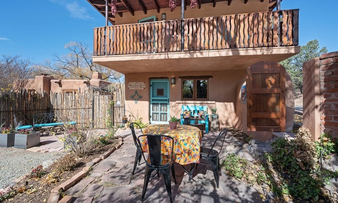 Tesuque House | Dancing Hare - Colorful Renovated Adobe
