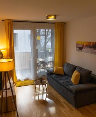 Donaustadt Apartment | Danube City Lodge, uptown, A/C