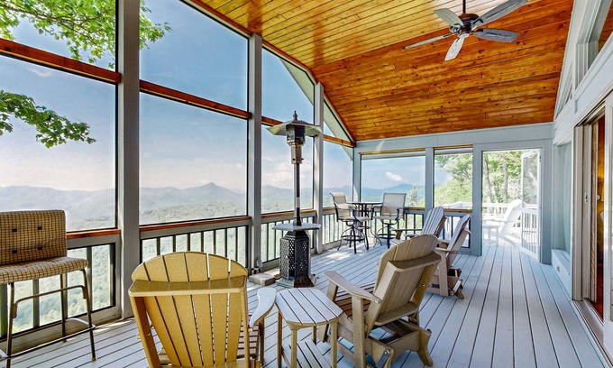 Sapphire Cottage | Darby Cottage - Incredible views from this 2/2 in Sapphire, NC.