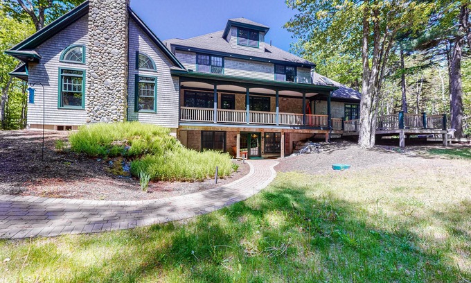 Ellsworth Apartment | Daylight basement apartment with firepit, grill, & washer/dryer - dog-friendly