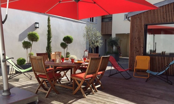 Deauville City Centre House | Deauville center, charming renovated house with spacious private terrace