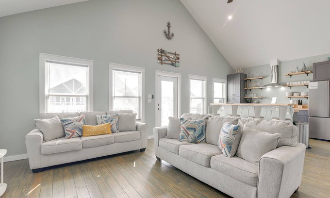 Crystal Beach House | Deck & Patio: Recently Built Bolivar Peninsula Gem