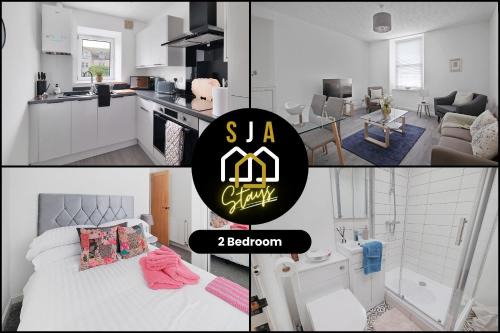 Central Aberdeen Apartment | Dee Street Stay - SJA Stays - Modern 2 Bed Apartment