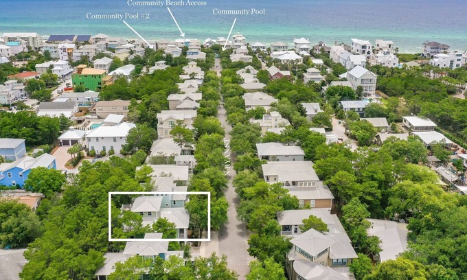 Seagrove Beach House | DEEDED BEACH ACCESS, 4BR/3BA, 2 pools, 4 min to sand, 1 min to shops & rest!