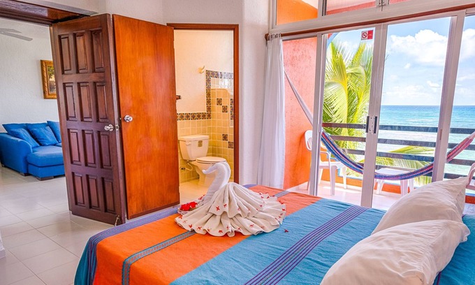 Akumal Condo | Del Sol Beachfront Unit 303: 1 BR, 1 BA Condominium in Akumal, Sleeps 2