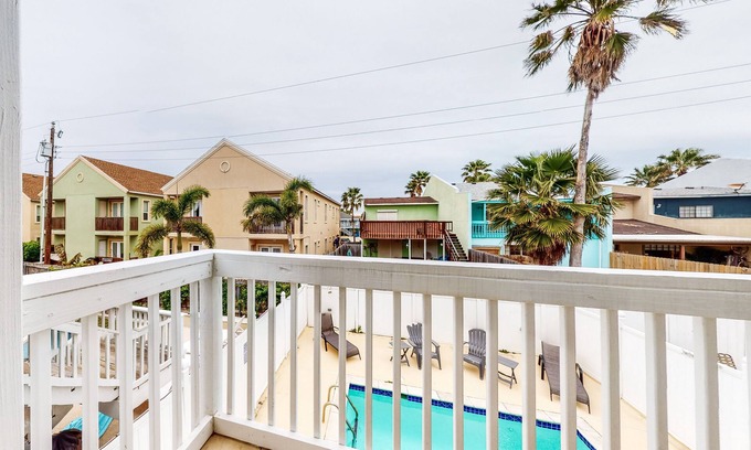 South Padre Island House | Delightful beach escape with three balconies, private pool, & easy beach access