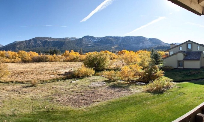 Mammoth Lakes House | Deluxe CREEKSIDE Condo w/SPECTAULAR Mountain Views