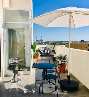 Marsaxlokk Apartment | Deluxe Penthouse Charming Location Rooftop Views