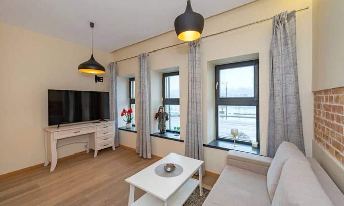 Kaunas Apartment | Deluxe river view ap by Polo Apartments