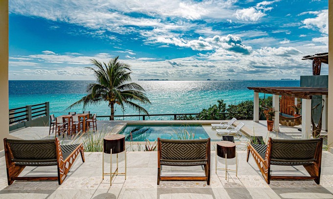Isla Mujeres Villa | DeLUXE Villa 4 Levels Outdoor Living Spaces-Breathtaking Views @CASAVAYAVIDA