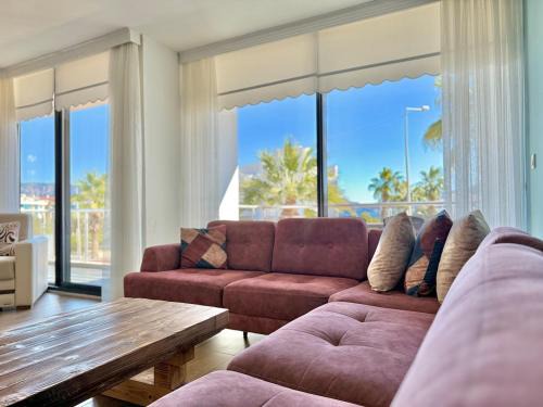 Marmaris City Center Apartment | Deniz Manzaralı, Plaja 100 Metre, Luks Daire 1