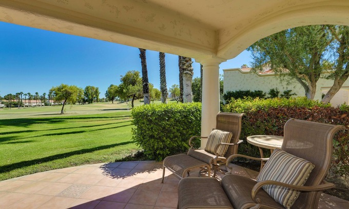 Palm Desert Condo | Desert Falls Country Club, On Golf Course, Ground Floor, 2 bedroom, 2 bathroom.