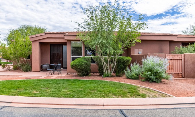 Lava Falls House | Desert gem near Zion with pool/hot tub access, fast WiFi & AC