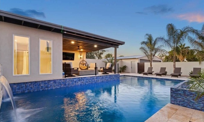 Shea North Estates House | Desert Horizon | Golf Simulator, Waterslide, Private Casita, Pool & Spa