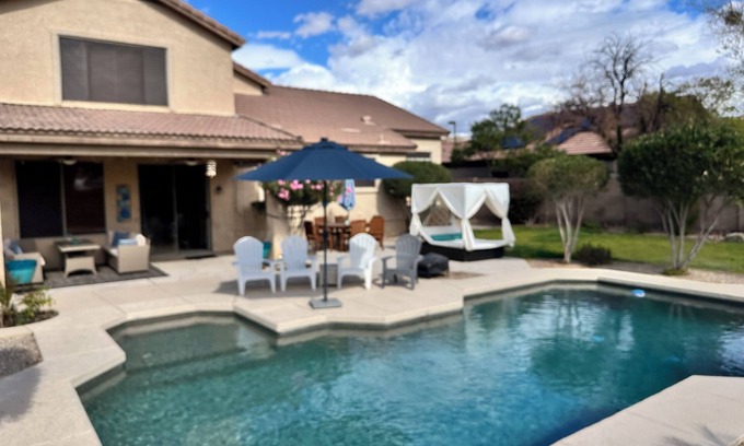 Signal Heights House | Desert Oasis: 4BD/3BA, Lux Resort Pool in Mesa, AZ